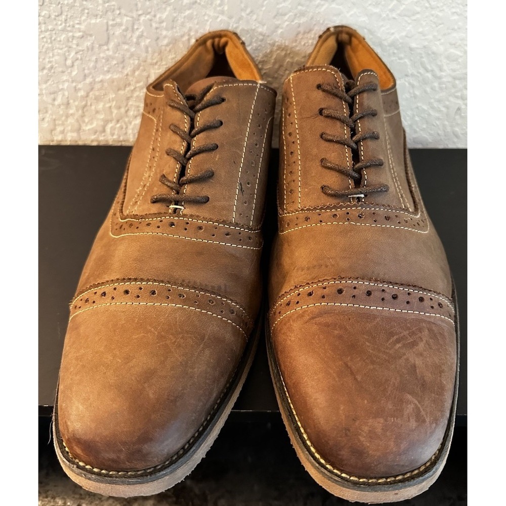 Steve Madden Men's Dress Shoes Joistt‎ Cap Toe Oxfords Leather Shoes